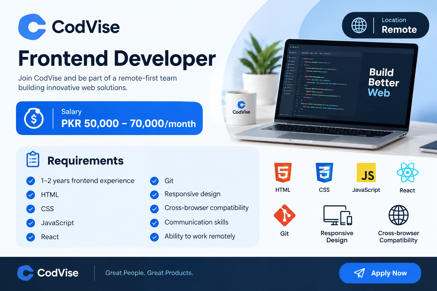 CodVise — Frontend Developer